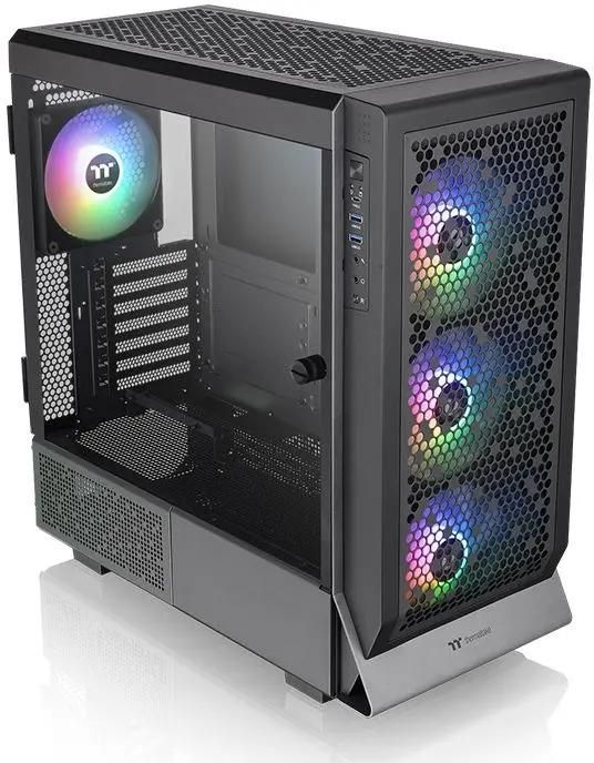 Корпус ATX Thermaltake Ceres 500 TG ARGB, Midi-Tower, без БП,  черный [ca-1x5-00m1wn-00]